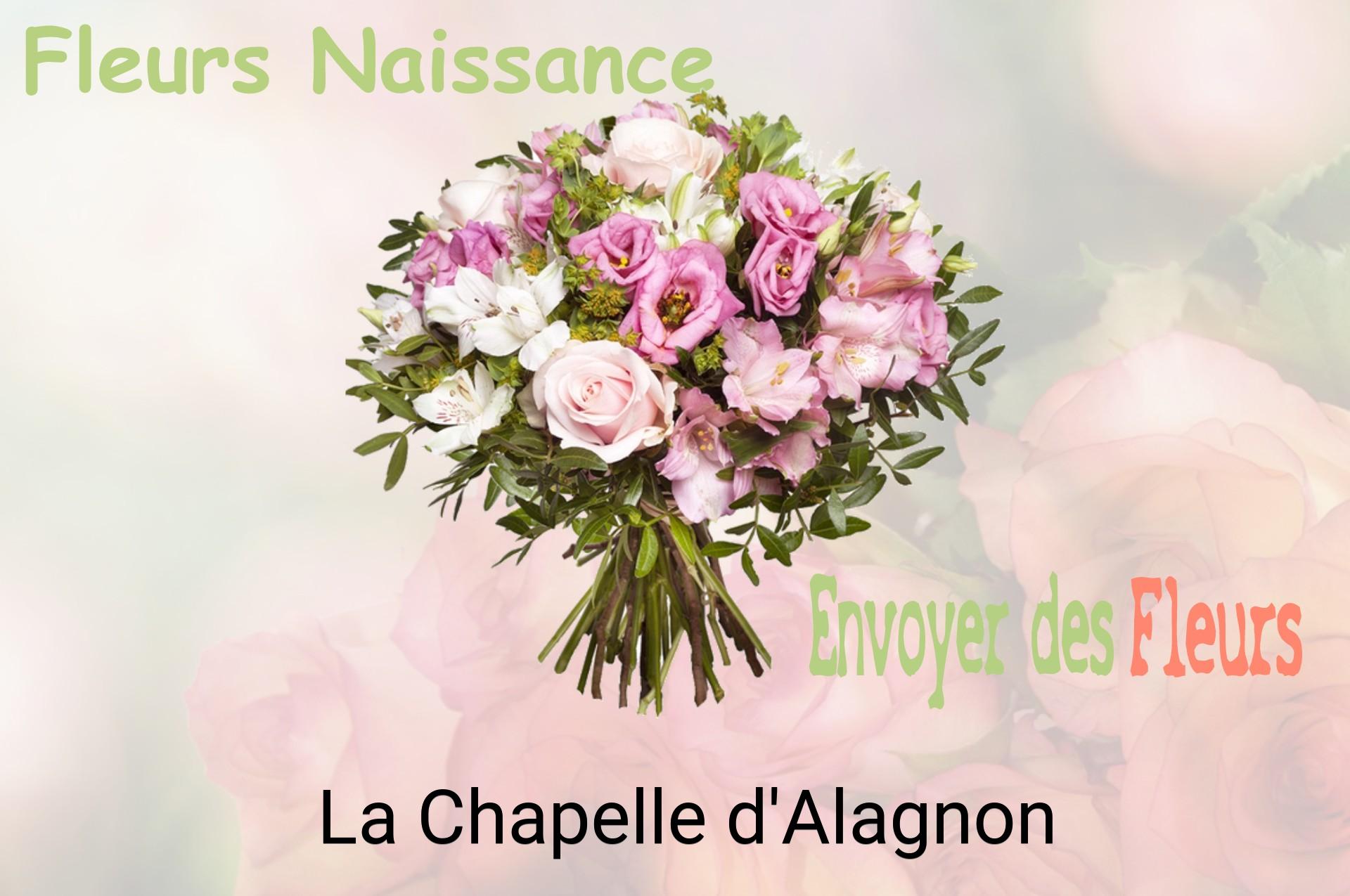 Bouquet de fleurs de naissance livré à La Chapelle-d'Alagnon
